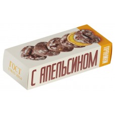 Пряники Полёт шоколадные с кусочками апельсина, 250 г (kastd) в магазинах Ашан