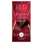 Шоколад RED Темный Экстра 60% без сахара меньше калорий, 85 г (kastd)