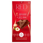 Шоколад RED Молочный Фундук и Макадамия без сахара меньше калорий, 85 г (kastd)
