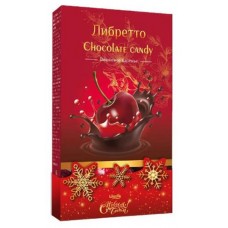 Конфеты шоколадные Libretto Вишневое варенье в темном шоколаде, 144 г (kastd) в магазинах Ашан