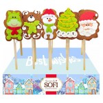 Печенье Пекарня Sofi шоколадное на палочке, 30 г (kastd)