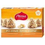 Конфеты шоколадные Россия - Щедрая душа! Родные просторы с арахисовой начинкой, 125 г (kastd)