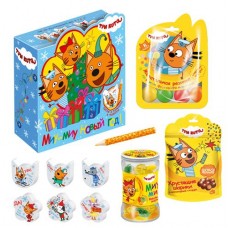 Подарок новогодний сладкий Три кота Миу-миу, 227 г (kastd) в магазинах Ашан