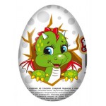 Подарок новогодний сладкий Шоколадный Мир Символ года Яйцо с сюрпризом, 20 г (kastd)