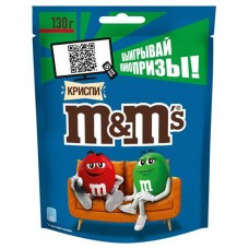 Драже M&M's Для компании Криспи с хрустящим центром, 130 г (kastd) в магазинах Ашан