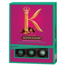 Набор конфет А.Коркунов Ореховая из темного и молочного шоколада, 110 г (kastd) в магазинах Ашан