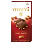 Шоколад темный Merci с цельным миндалем, 100 г (kastd)