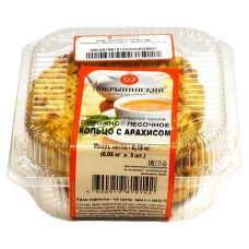 Пирожное Добрынинский Кольцо песочное с арахисом, 150 г (kastd) в магазинах Ашан