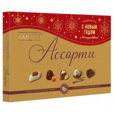 Конфеты шоколадные Фабрика имени Крупской Ассорти, 249 г (kastd) в магазинах Ашан