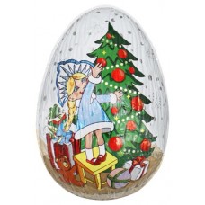 Яйцо шоколадное Золотое Правило с Новым Годом с сюрпризом в ассортименте, 90 г (kastd) в магазинах Ашан