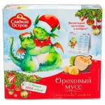 Конфеты Сладкий остров ореховый мусс с подарочным календарем, 104 г (kastd)