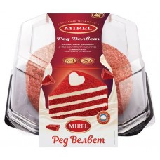 Торт бисквитный MIREL Ред Велвет, 550 г (kastd) в магазинах Ашан