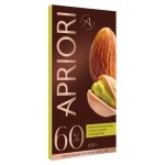 Шоколад АПРИОРИ горький с фисташкой и миндалем, 100 г (kastd)
