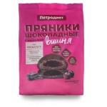 Пряники Петродиет Шоколадные с вишневой начинкой на изомальте, 300 г (kastd)