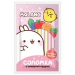 Фруктовая соломка КОНФИТРЕЙД Molang с сахарной пудрой, 7 г (kastd)