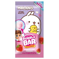 Жевательная резинка Bubble bar Molang в виде сладкой ваты в с подарком, 5 г (kastd) в магазинах Ашан