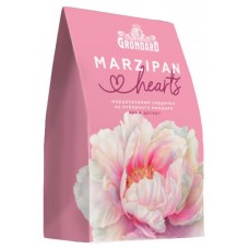 Конфеты неглазированные GRONDARD с корпусом из марципановой конфетной массы Сердечки марципановые, 70 г (kastd) в магазинах Ашан
