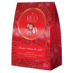 Конфеты RED из молочного шоколада с малиновой начинкой, 100 г (kastd)