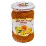 Варенье Царская ягода с апельсином, лимоном и имбирем, 360 г (kastd)