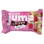 Конфета протеиновая JUMP Crispy белый шоколад и малина, 30 г (kastd)