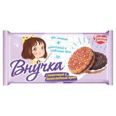 Печенье сахарное Сладкая слобода Внучка ассорти, 195 г (kastd) в магазинах Ашан