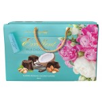 Конфеты шоколадные A.&A. Demidoff Ассорти в молочном шоколаде с начинками фисташковый крем миндальный крем кокос-миндаль, 284 г (kastd)