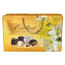 Конфеты шоколадные A.&A. Demidoff Ассорти в молочном шоколаде с начинками пломбир крем-сливки орех, 284 г (kastd) в магазинах Ашан