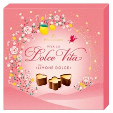 Конфеты Комильфо шоколадные с двухслойной кремовой начинкой со вкусом сладкого лимона, 168 г (kastd) в магазинах Ашан