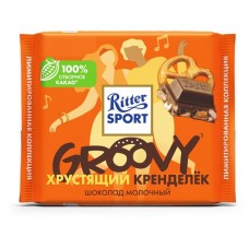 Шоколад молочный Ritter Sport Хрустящий кренделек, 100 г (kastd) в магазинах Ашан