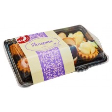 Набор мини пирожных АШАН Красная птица ассорти, 110 г (kastd) в магазинах Ашан