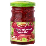 Протертые ягоды Абрико Малина с сахаром, 230 г (kastd)