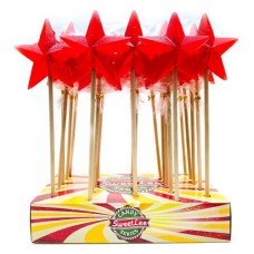 Карамель леденцовая на палочке РусКонфета Звёздочка большая красная, 75 г (kastd) в магазинах Ашан
