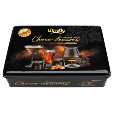 Набор шоколадных конфет Libretto в темном шоколаде ассорти с алкоголем, 200 г (kastd) в магазинах Ашан
