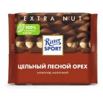 Шоколад Ritter Sport молочный с цельным лесным орехом, 100 г (kastd)