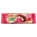 Печенье-сэндвич Ulker Halley из маршмеллоу и клубничным джемом, 224 г (kastd)