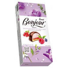 Десерт Bonjour со вкусом ягод, 232 г (kastd) в магазинах Ашан