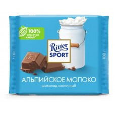 Шоколад молочный Ritter Sport Альпийское молоко, 100 г (kastd) в магазинах Ашан