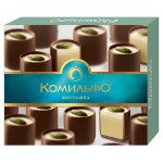 Конфеты Комильфо шоколадные с фисташкой, 232 г (kastd)