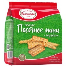 Печенье Брянконфи мини с отрубями постное, 200 г (kastd) в магазинах Ашан