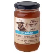 Мед Иван Бортников Горный лес, 500 г (kastd) в магазинах Ашан