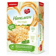 Торт Русская Нива Наполеон постный, 340 г (kastd) в магазинах Ашан