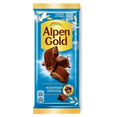 Шоколад Alpen Gold молочный классический, 90 г (kastd) в магазинах Ашан