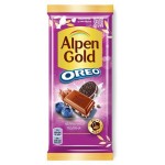 Шоколад молочный Alpen Gold Черничная поляна и кусочки печенья Оrео, 90 г (kastd)