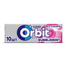 Резинка жевательная Orbit White Bubblemint, 13,6 г (kastd) в магазинах Ашан