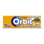 Резинка жевательная Orbit Манго без сахара, 13,6 г (kastd)