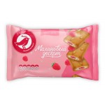 Печенье сдобное АШАН Красная птица Малиновый десерт, 270 г (kastd)