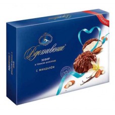 Зефир Вдохновение в темном шоколаде с миндалем, 275 г (kastd) в магазинах Ашан