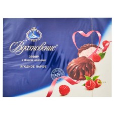 Зефир Вдохновение ягодное парфе в темном шоколаде, 245 г (kastd) в магазинах Ашан