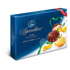 Зефир Вдохновение в темном шоколаде апельсиновое сорбе, 245 г (kastd) в магазинах Ашан