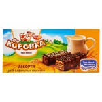 Ассорти вафельных тортиков Коровка топленое молоко, 200 г (kastd)